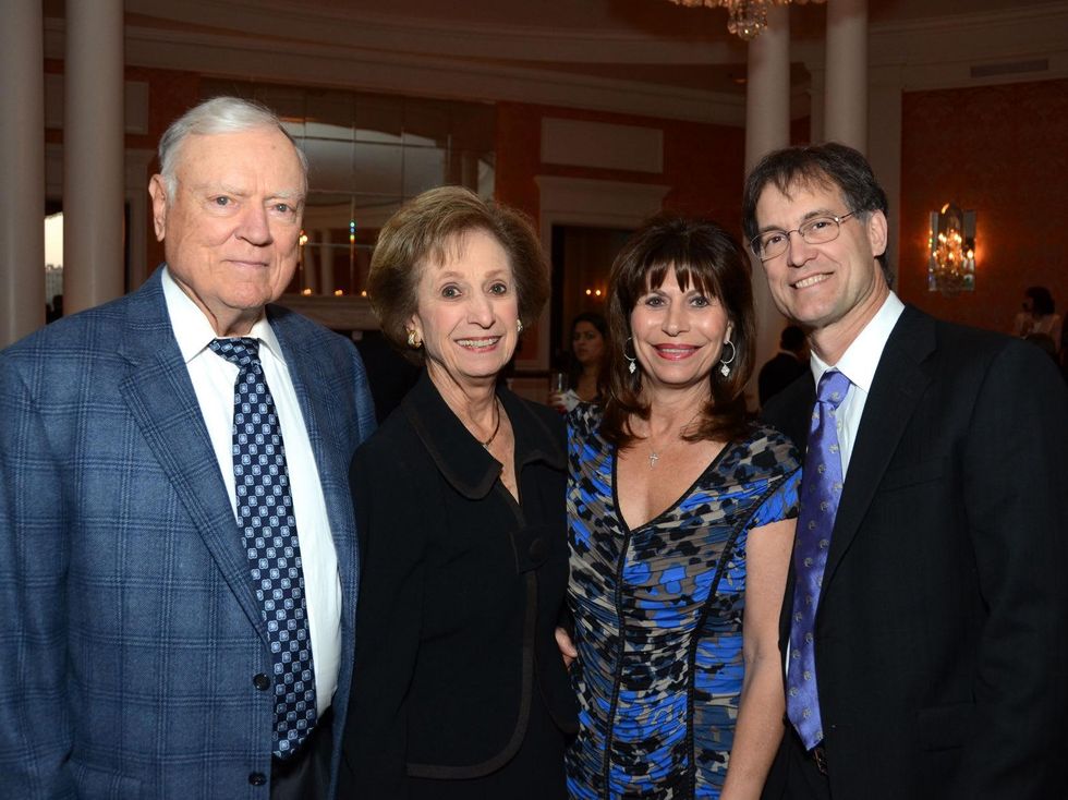 News_Shelby_UH Great Conversation_Bill Bonham_Lynn Bonham_Cathy Brock_Dr. Gary Brock_March 2013