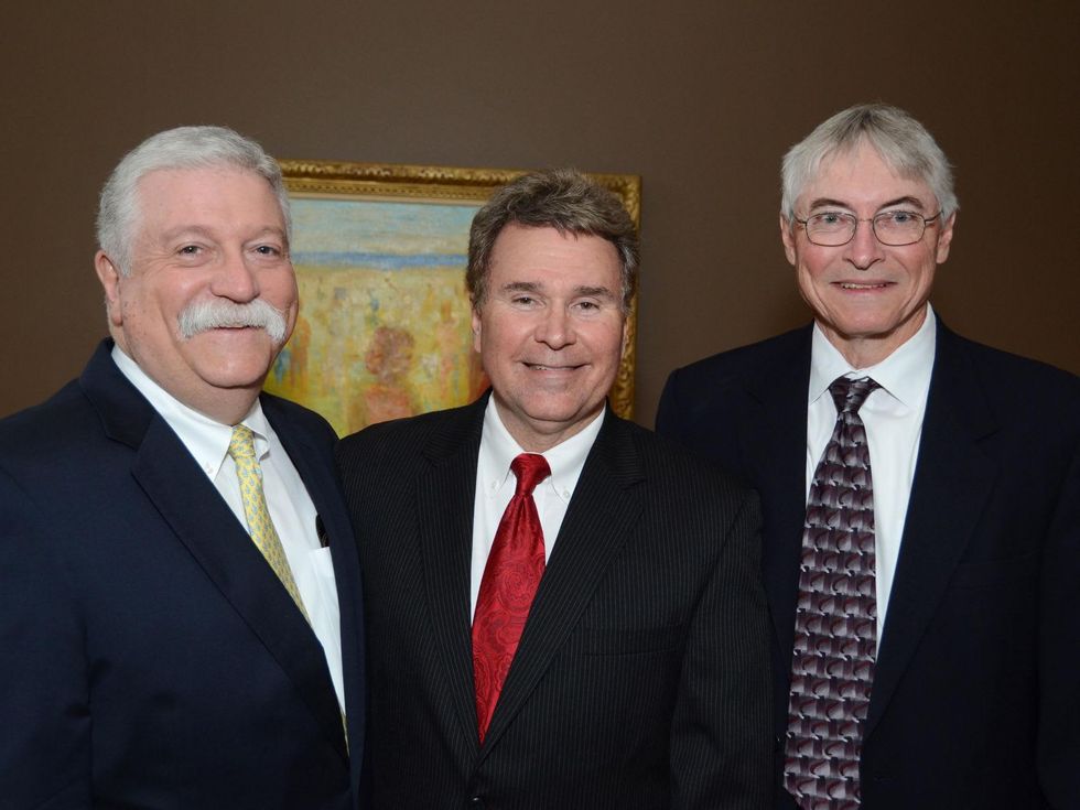 News_Shelby_UH Great Conversation_Carl Moerer, Bill Monroe, Jim Reed_March 2013