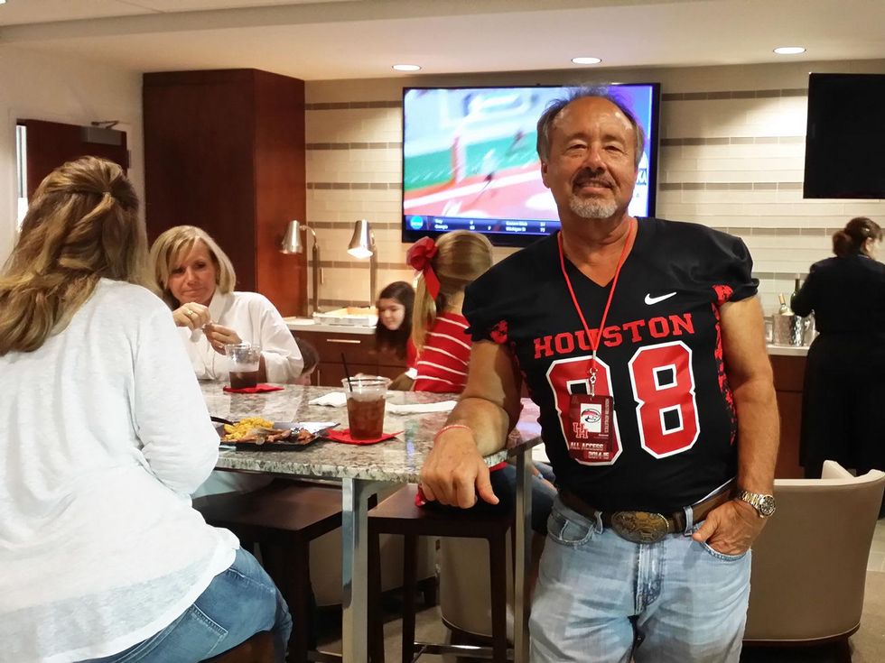 News, Shelby, UH Stadium Suite Life, Sept. 2014, Darryl Schroeder