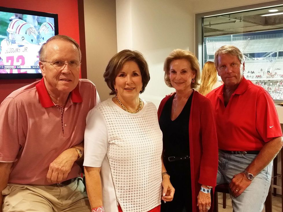 News, Shelby, UH Stadium Suite Life, Sept. 2014, Paula Mendoza, Natalie Mendoza