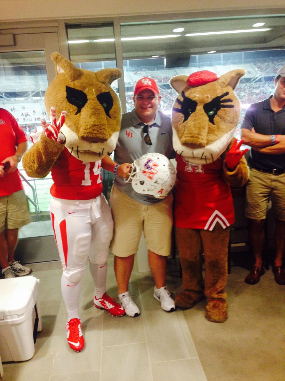 News, Shelby, UH stadium suite parties, Shasta, Patrick Chastang, Sasha, Sept. 2014