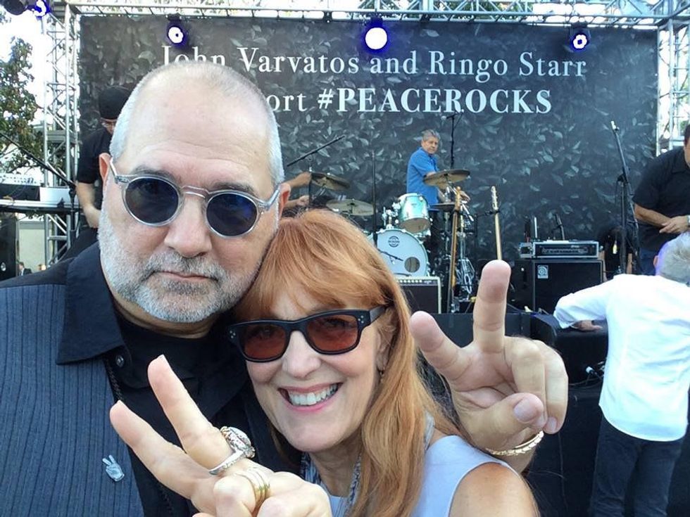 News, Shelby, Varvatos event in Hollywood, Bob Cavnar, Gracie Cavnar, Sept. 2014