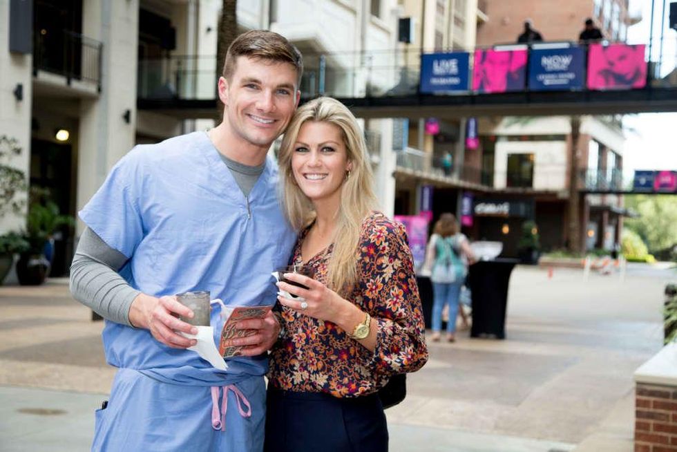 News, Shelby, West Ave sip, shop & stroll, Sept. 2015, Bobby and Megan Paulk