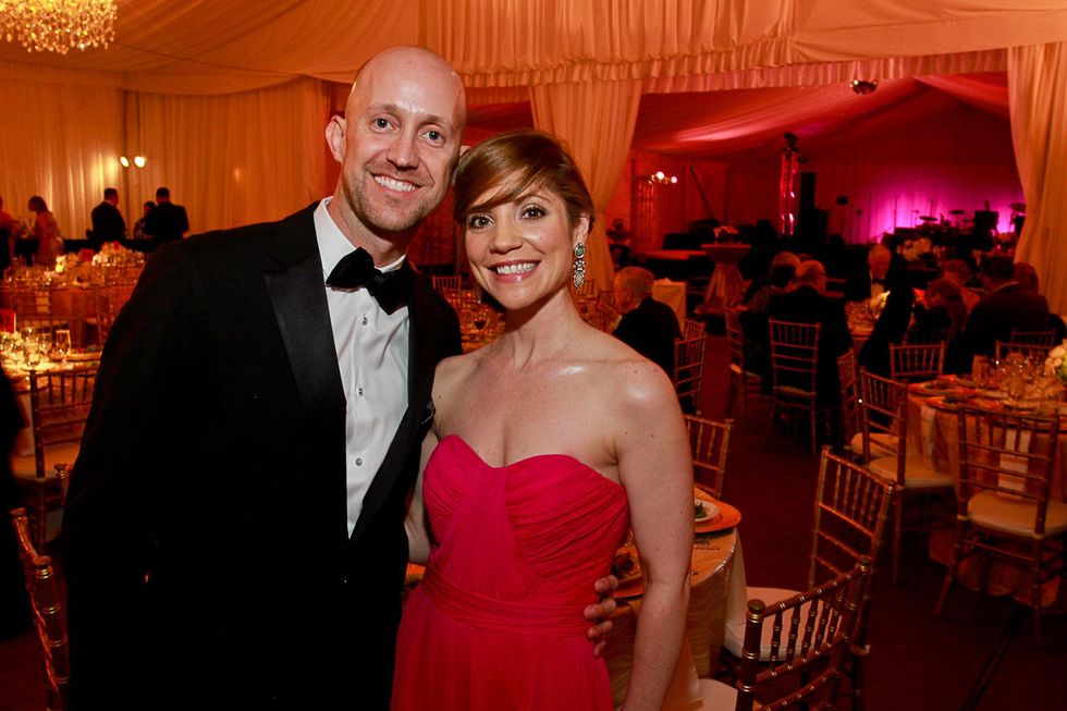 News, Shelby, Zoo Ball, Gorillas, April 2015, Mike Mahlstedt and Angie Guiderteau