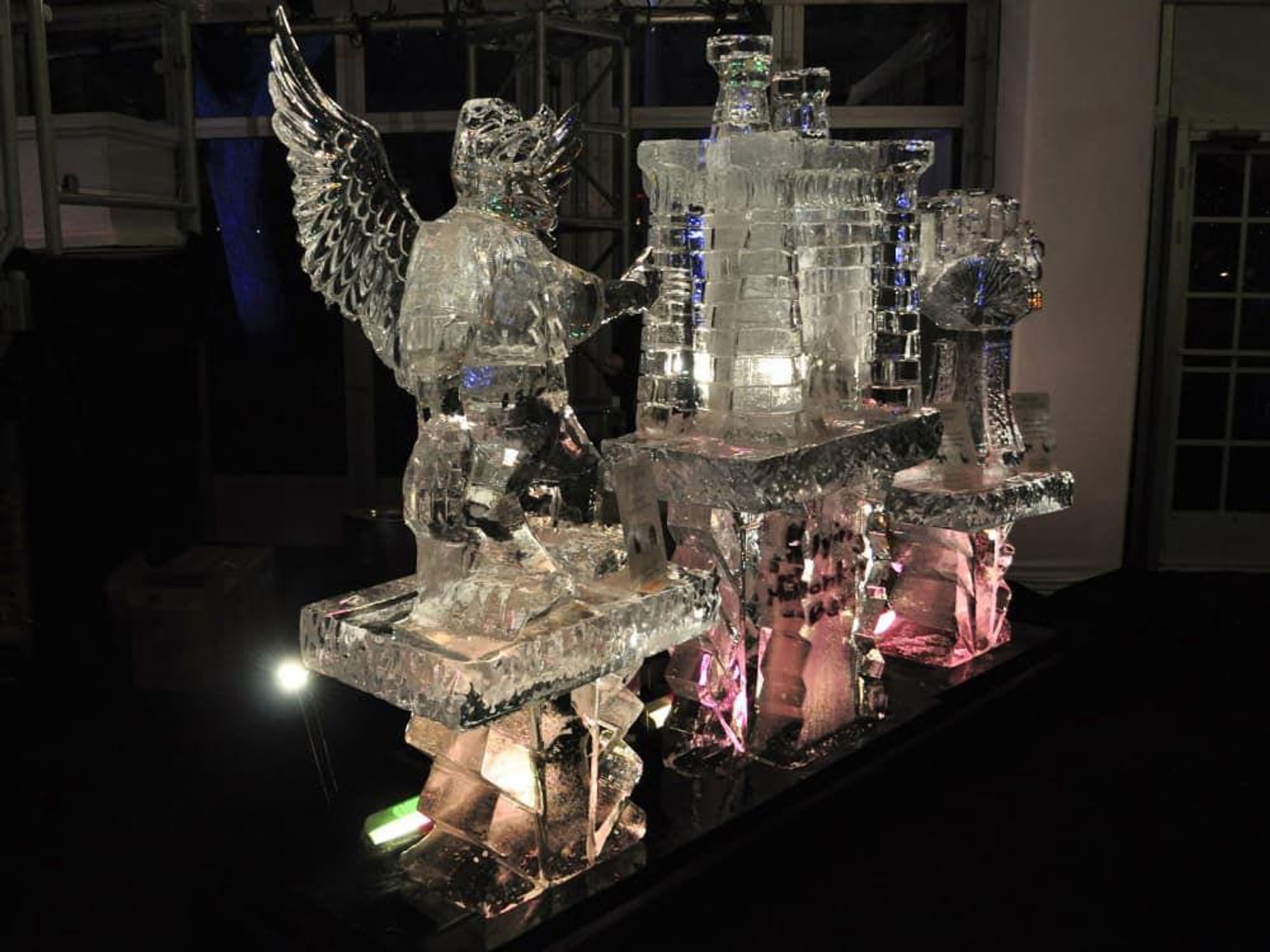 News_Social Book Party_Jan. 2010_ice sculpture