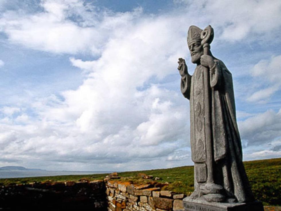 News_Steve Popp_St. Patrick's Day_Saint Patrick_County Mayo_Ireland_bless landscape_by Chris Rainier