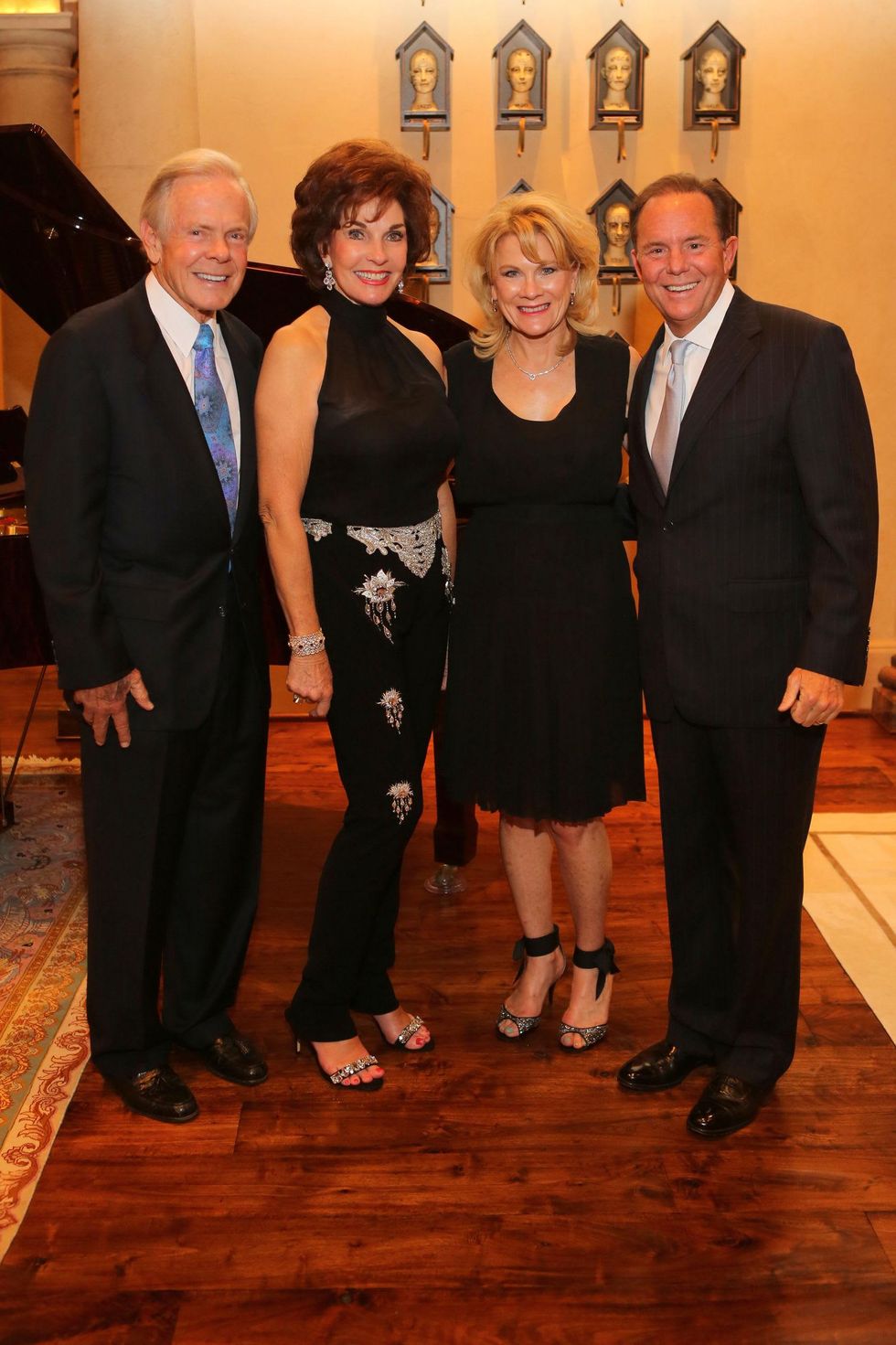 News, Symphony Underwriter dinner, April 2015, Jim and Sherry Smith, Lisa and Jerry Simon
