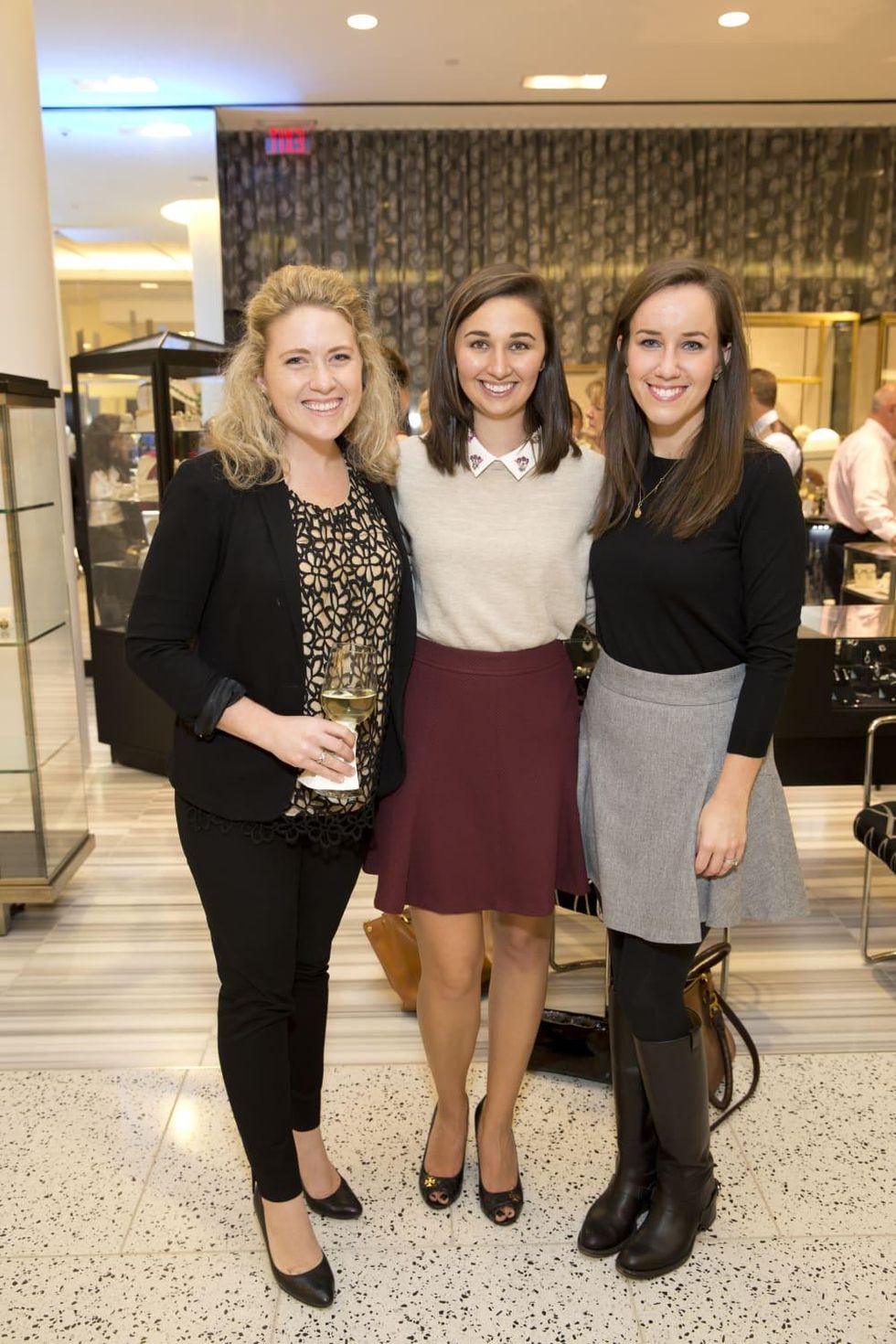 News, Tenenbaum at Tootsies, Dec. 2015, Fay Fitzsimons, Allyson Camp, Elise Swann