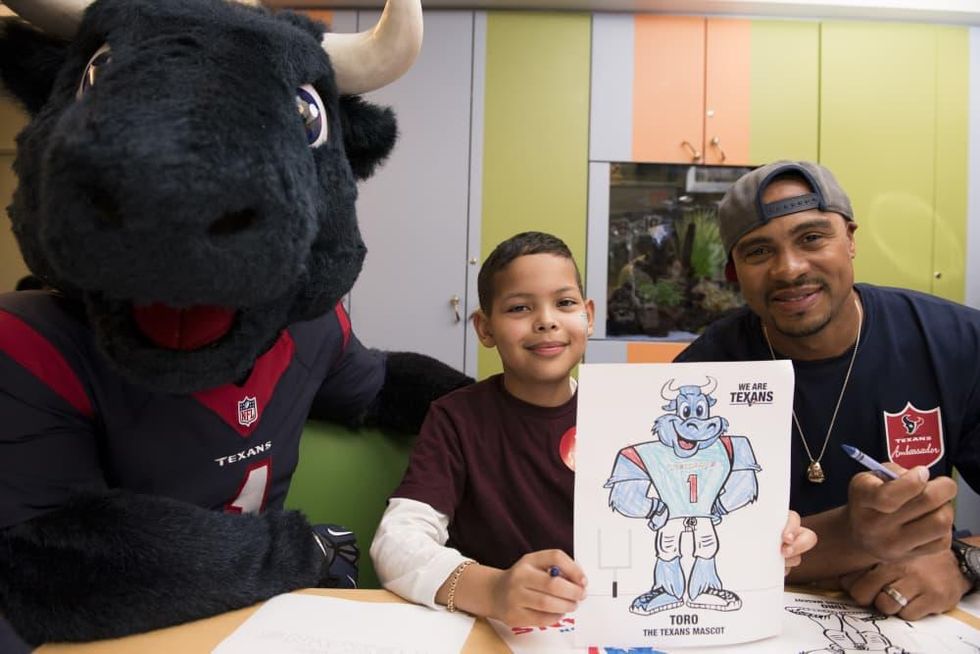 News, Texans at Texas Children's, Jan. 2016, Toro, Eric Brown