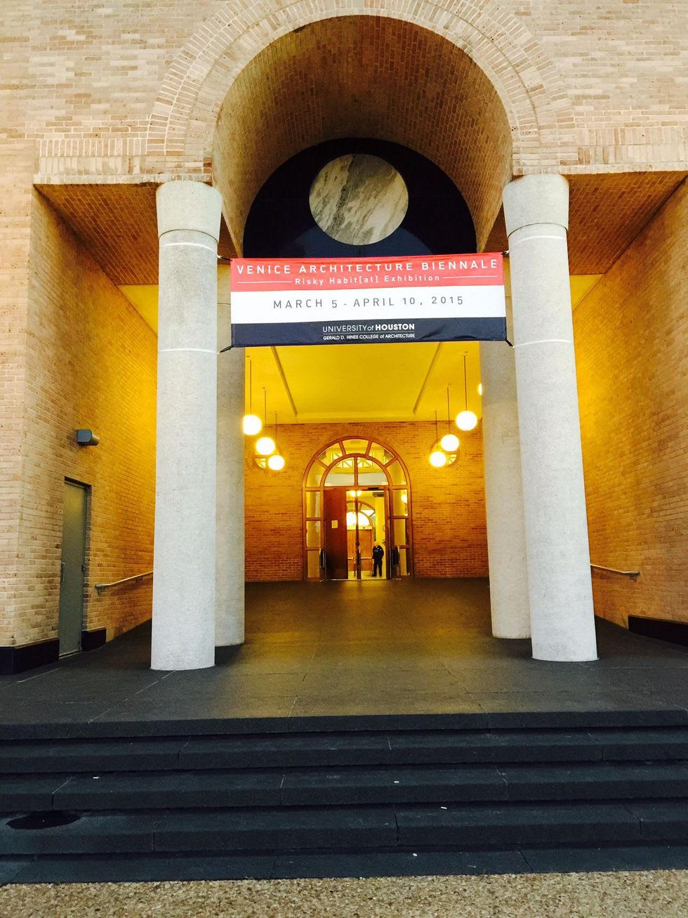 News, UH College of Architecture, Venice Biennale reception, March 2015, Pete Zweig, Patricia Oliver