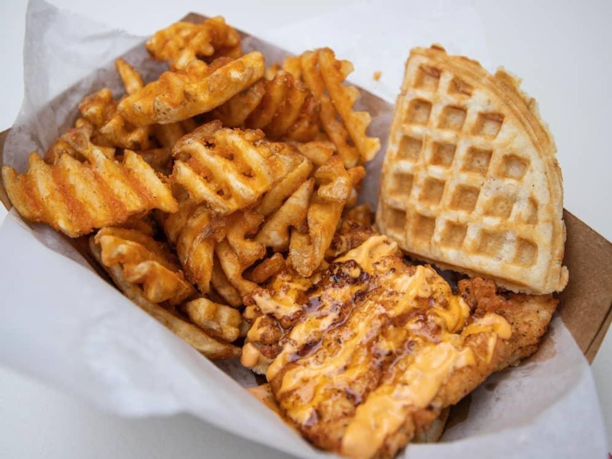 The Waffle Bus is now serving in Greenway Plaza. CultureMap Houston