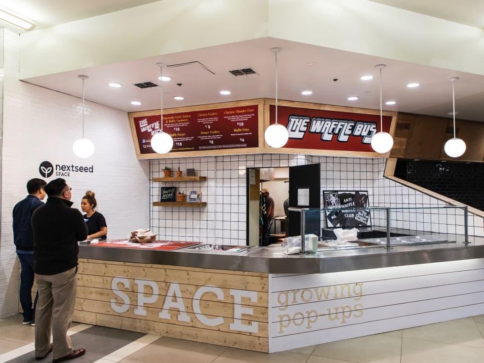 Nextseed Space Waffle Bus storefront