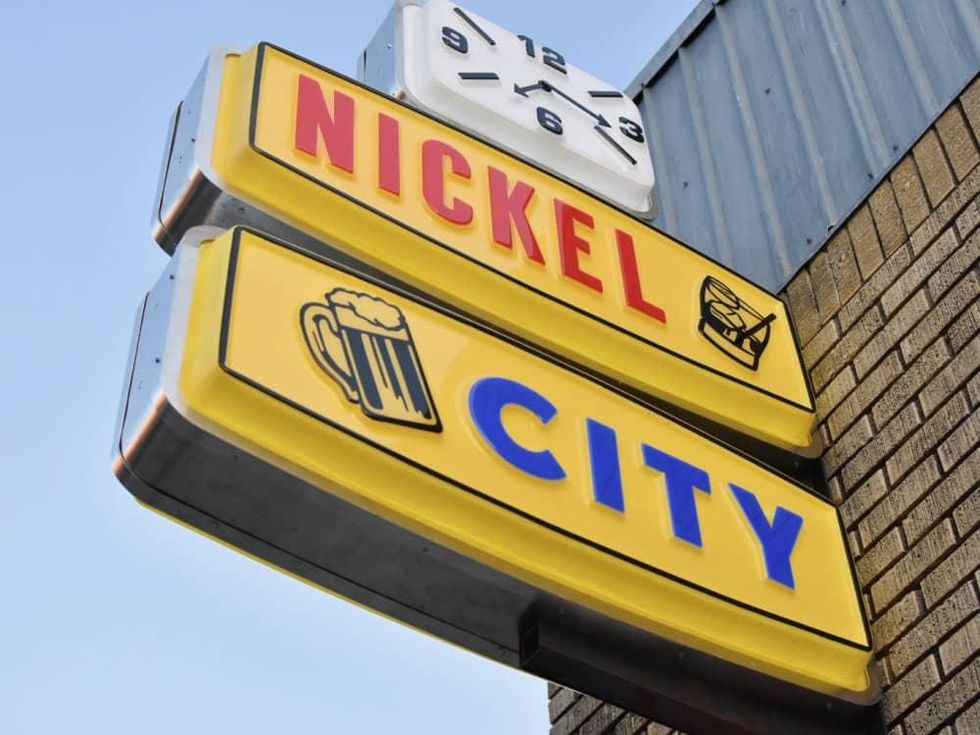 Nickel City bar sign