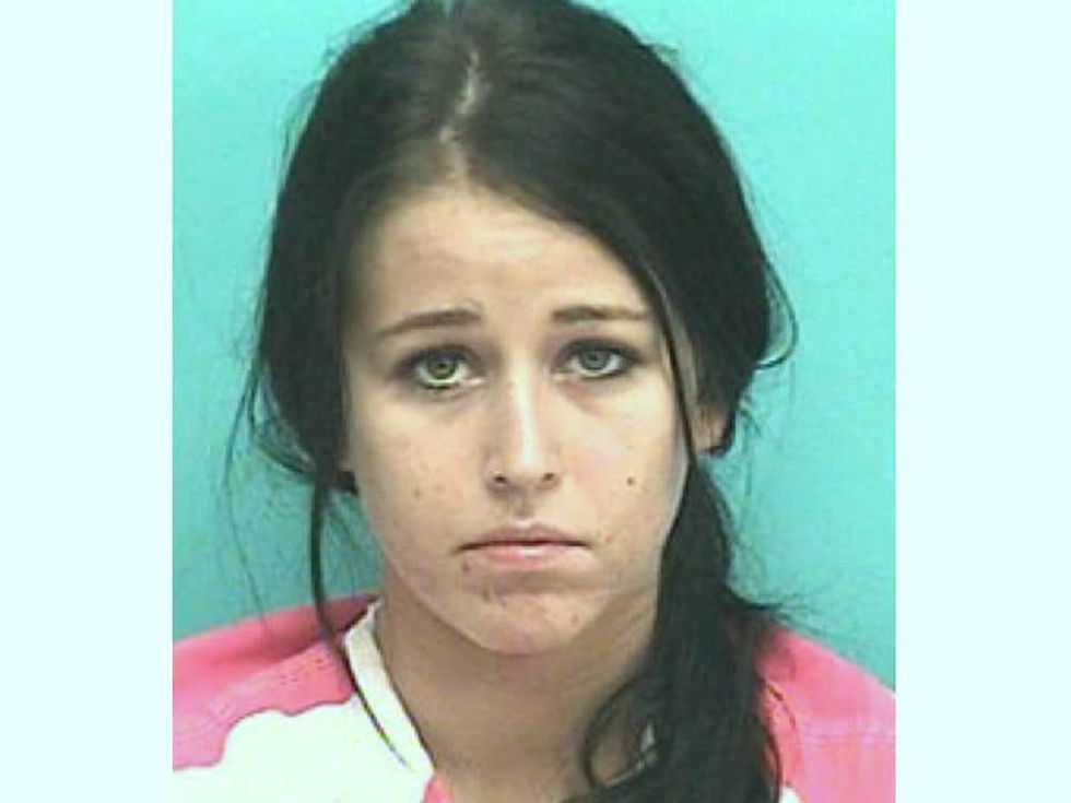 Nicole Baukus 17 shots killed two teen-agers in crash mug shot THIS VERTICAL