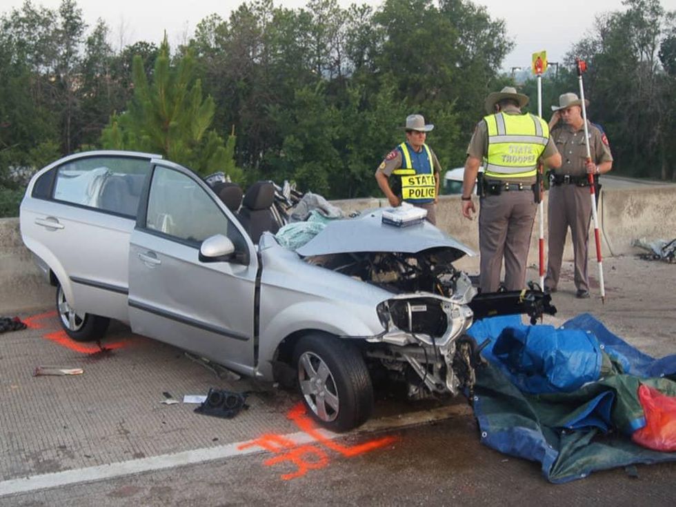 Nicole Baukus car crashed