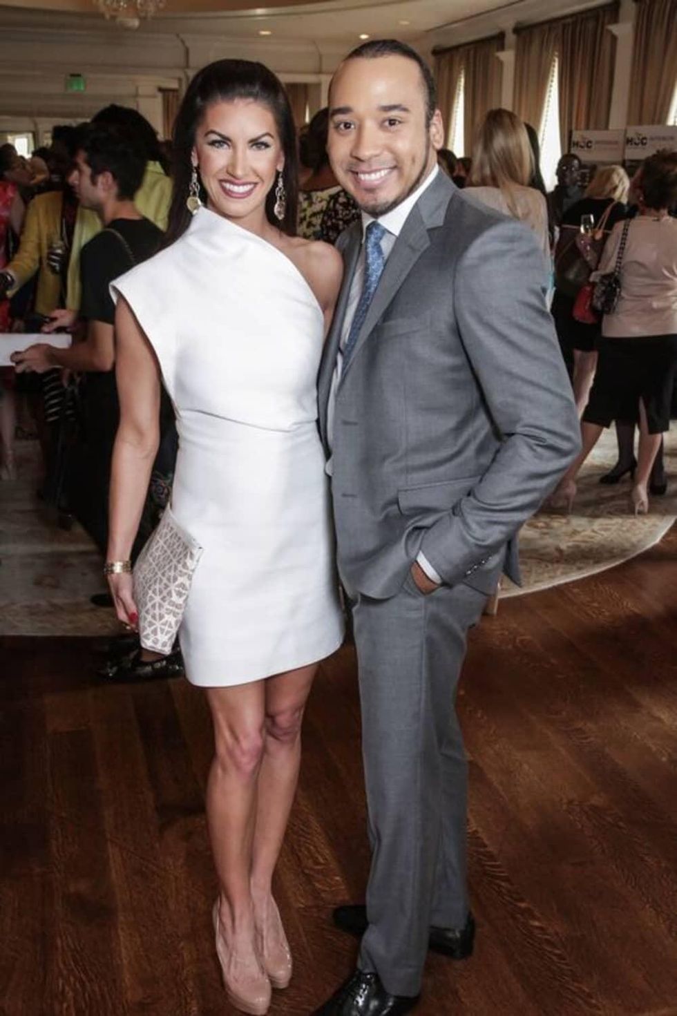 Nicole Lassiter, Brandon McClendon at Passion for Fashion luncheon