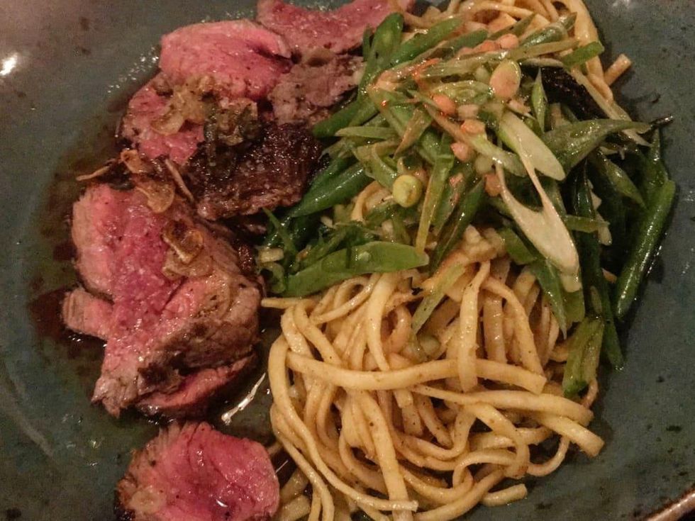 Night Heron sirloin soba salad