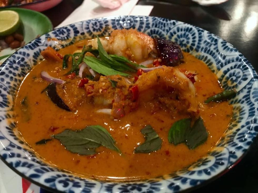 Night Market spicy shrimp curry