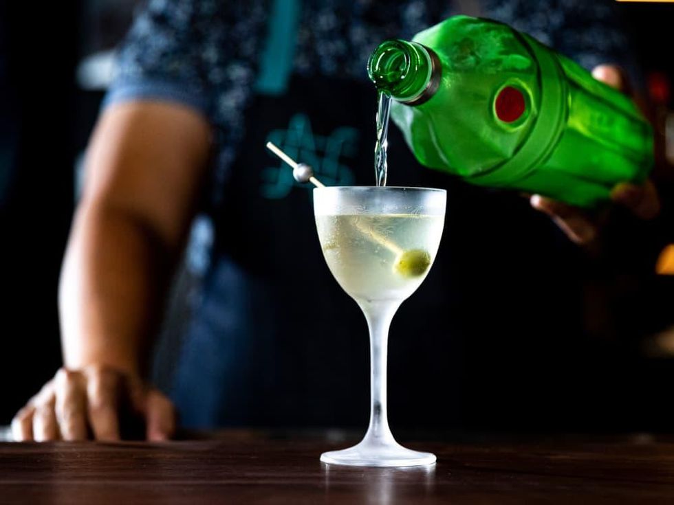 Night Shift freezer martini cocktail