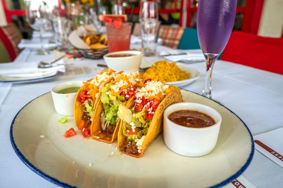 Ninfa's El Eddie taco plate