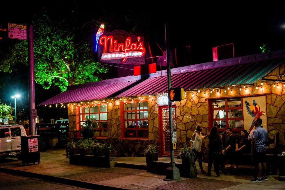 Ninfa's exterior night