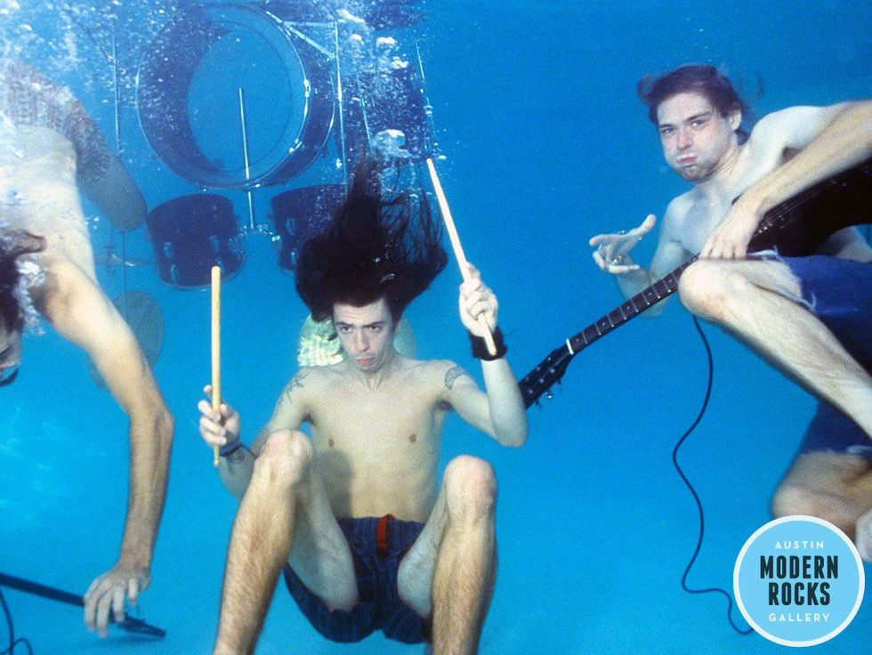 Nirvana_Nevermind_pool 3_Kurt Cobain_Dave Grohl_Krist Novoselic_1991