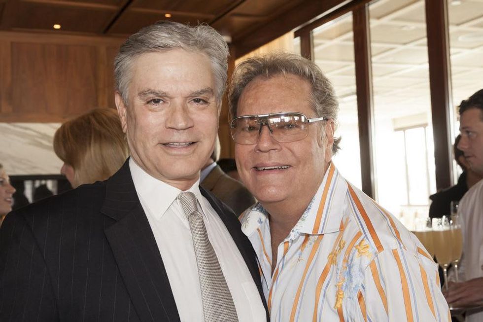 Nixon Wheat, left, and Bubba McNeely at Neal Hamil's birthday party November 2014