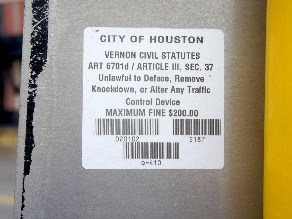 no parking signs Houston April 2013