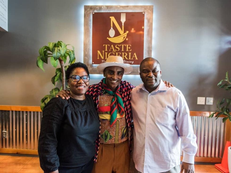 No Passport Required Taste of Nigeria Tiffaney Odewale, Chef Marcus Samuelsson and Rasak Odewale