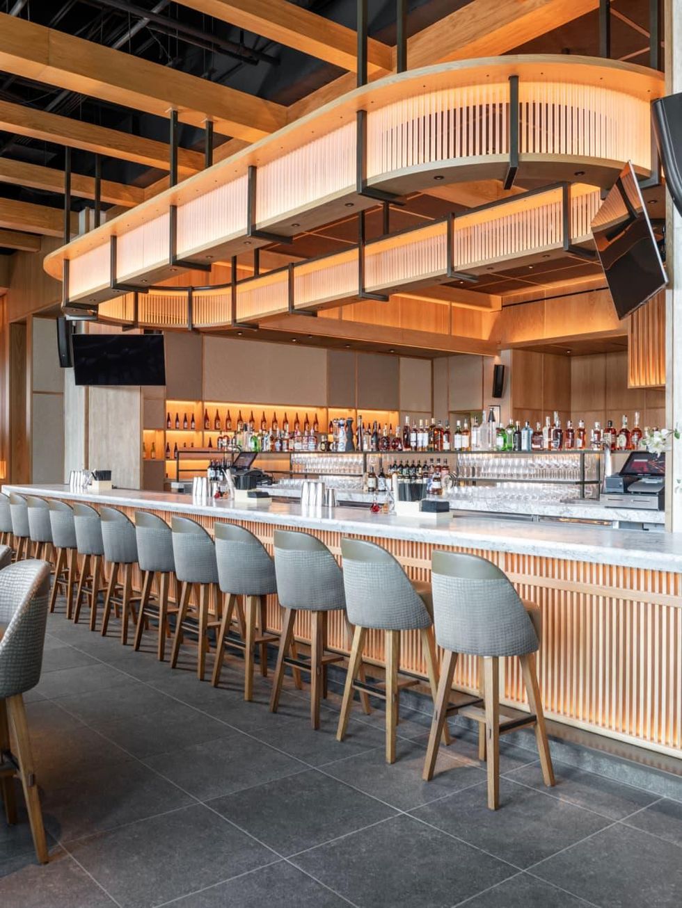 Nobu Houston bar interior