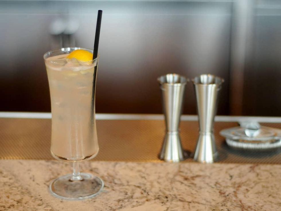 Nobu Houston grapefruit on the rocks cocktail