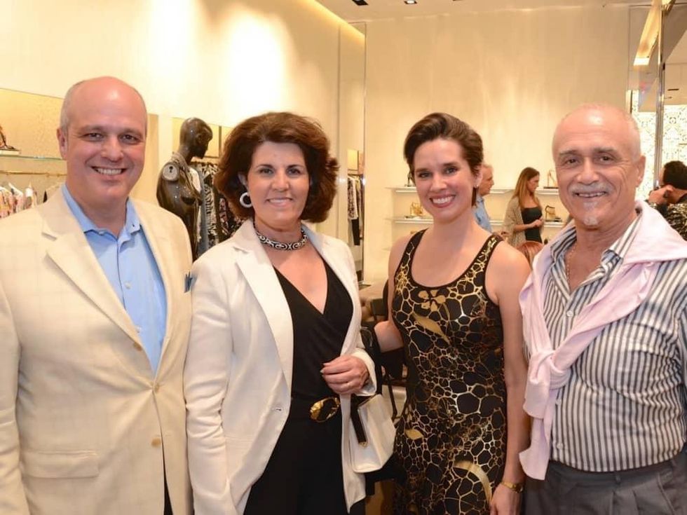 Noche de las Americas kick-off, Aug. 2016, George Diaz-Arrastia, Maria Gomez, Sarah Cuddy Al Gailani, Basil Al Gailani