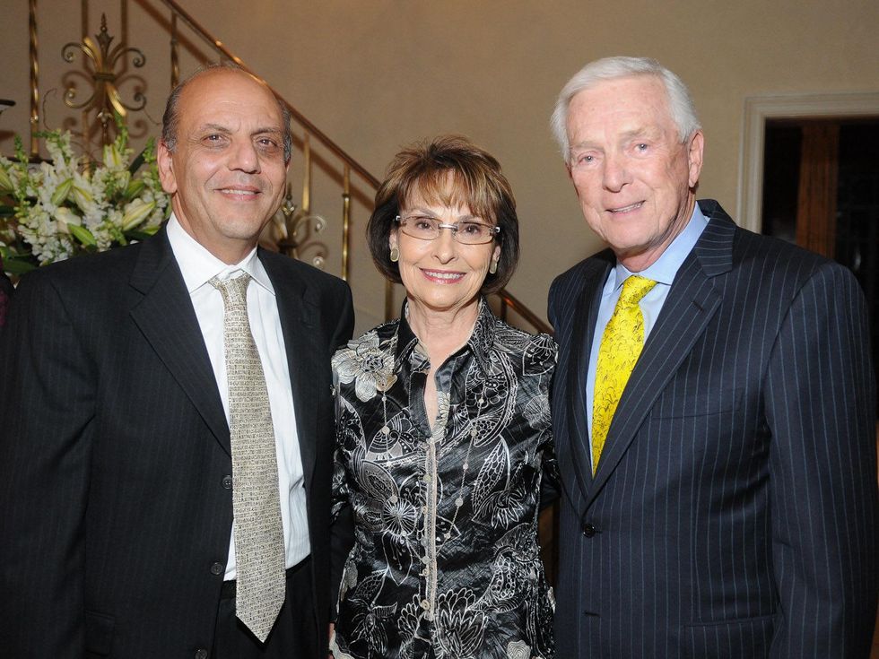 Nora's Home Reception, February 2013, Dr. Osama Gaber, Linda Strickland, Jerry Strickland