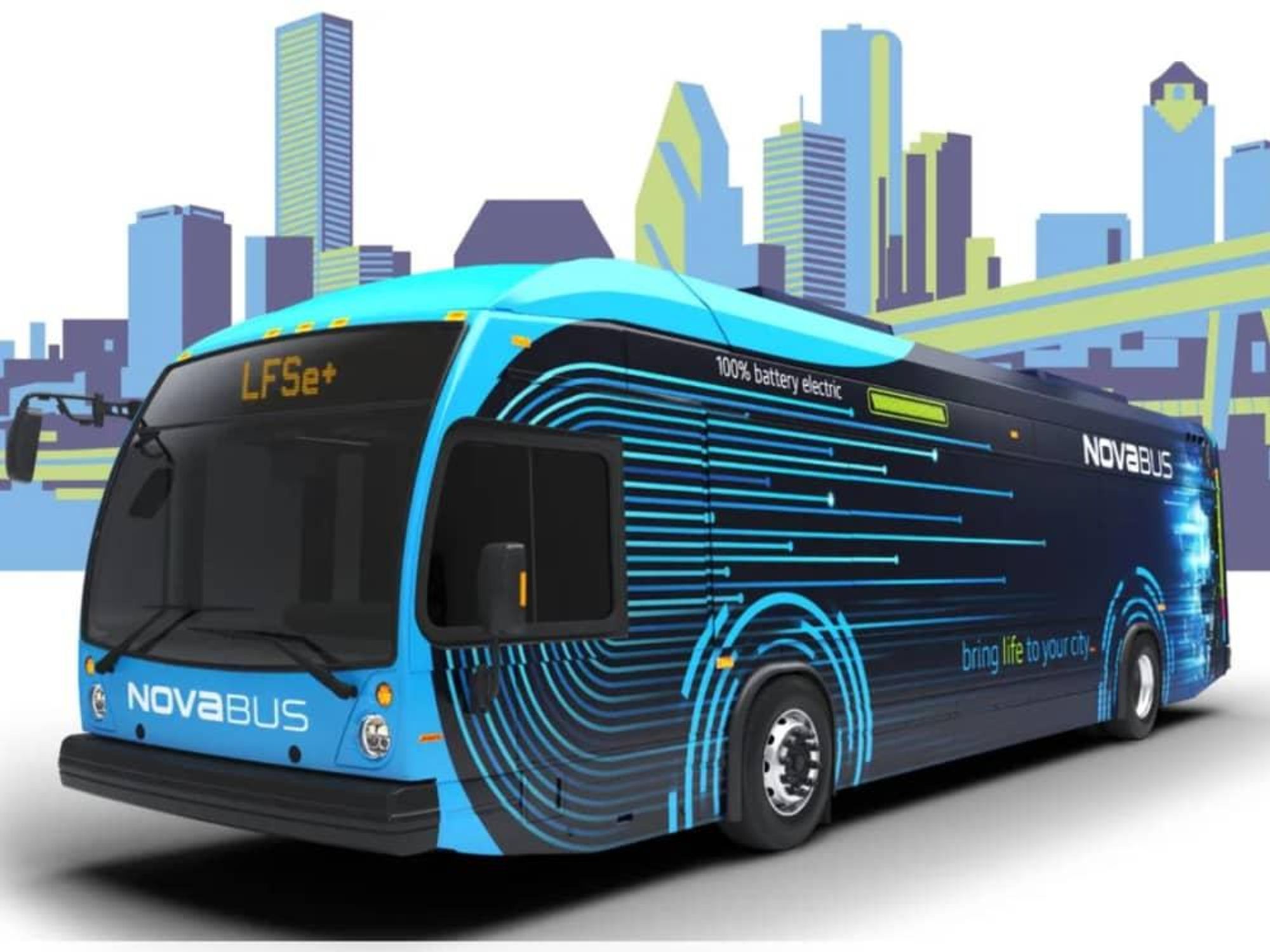 NovaBus electric bus Houston METRO