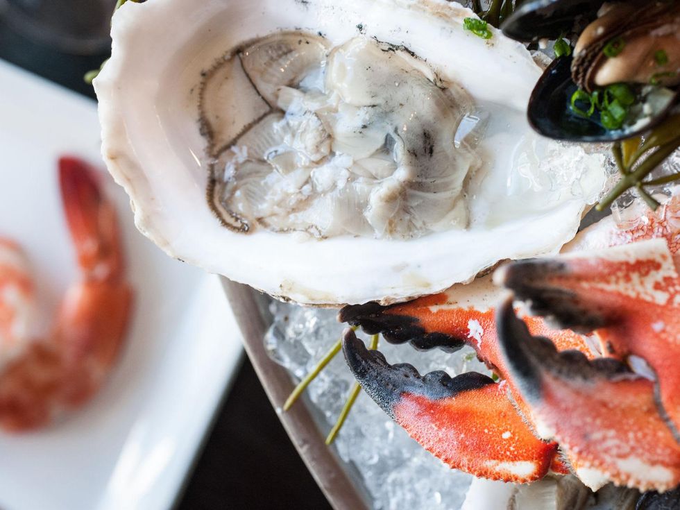 Number 13 restaurant in Galveston oyster January 2014