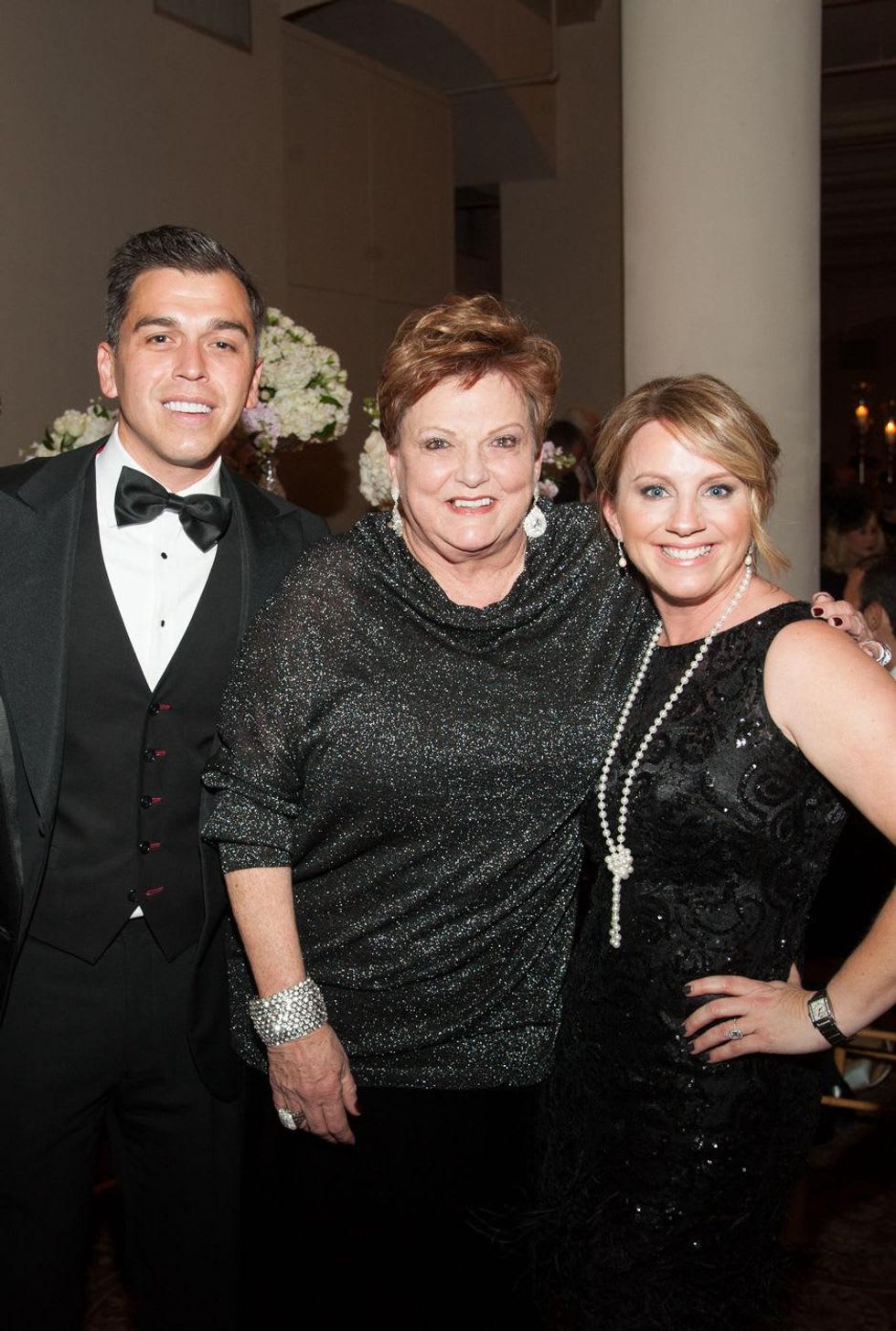 O'Niel Mendenhall, from left, Cindy Burns and Jan Mendenhall at The Women's Home Gala November 2014