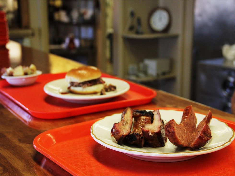 Oak Leaf Smokehouse, February 2013, barbecue