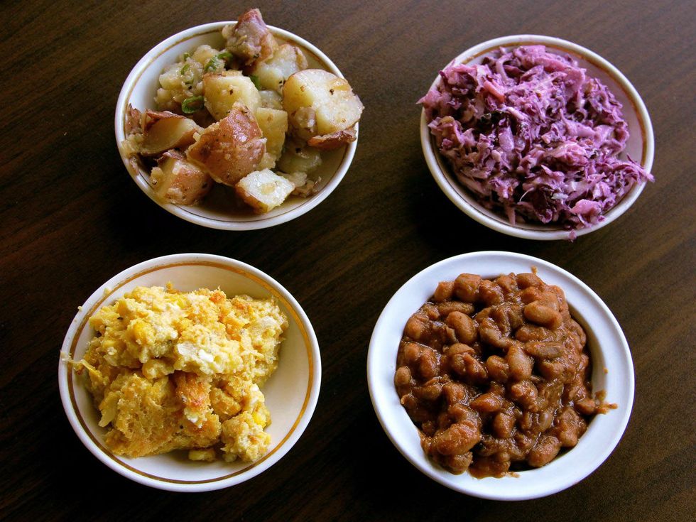 Oak Leaf Smokehouse, February 2013, side dishes