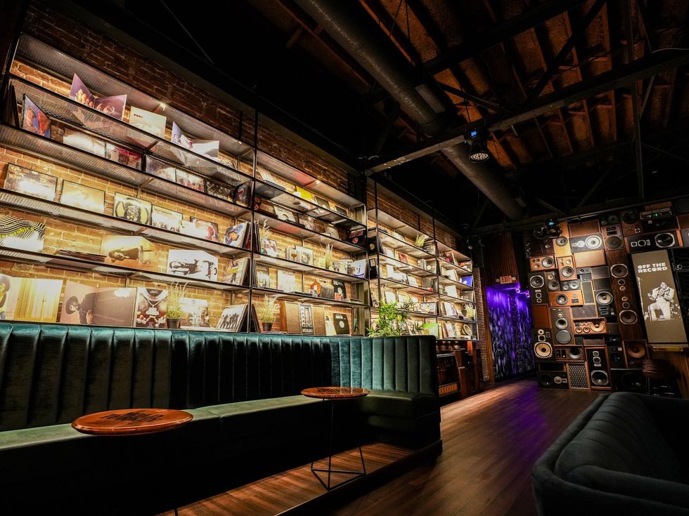 Off the Record bar interior