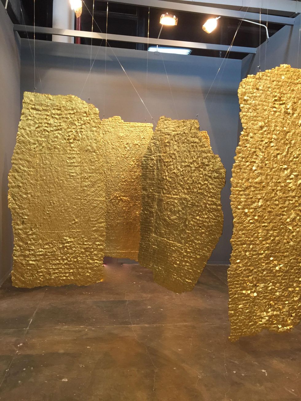 Olga de Amaral at SP Arte Brazil