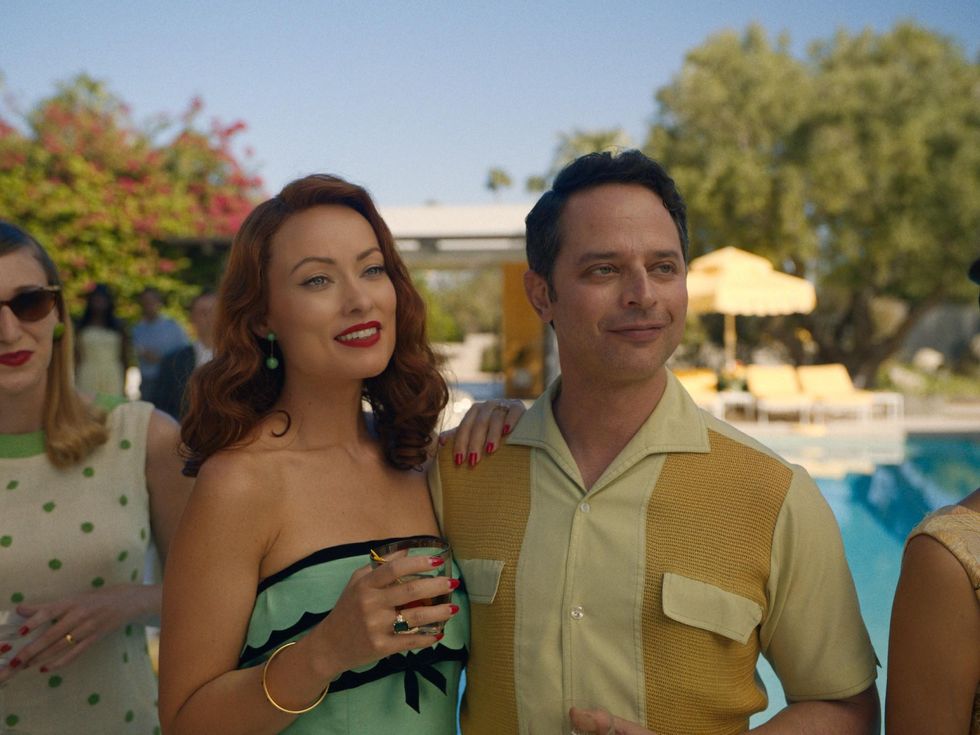 Olivia Wilde and Nick Kroll in Don't Worry Darling