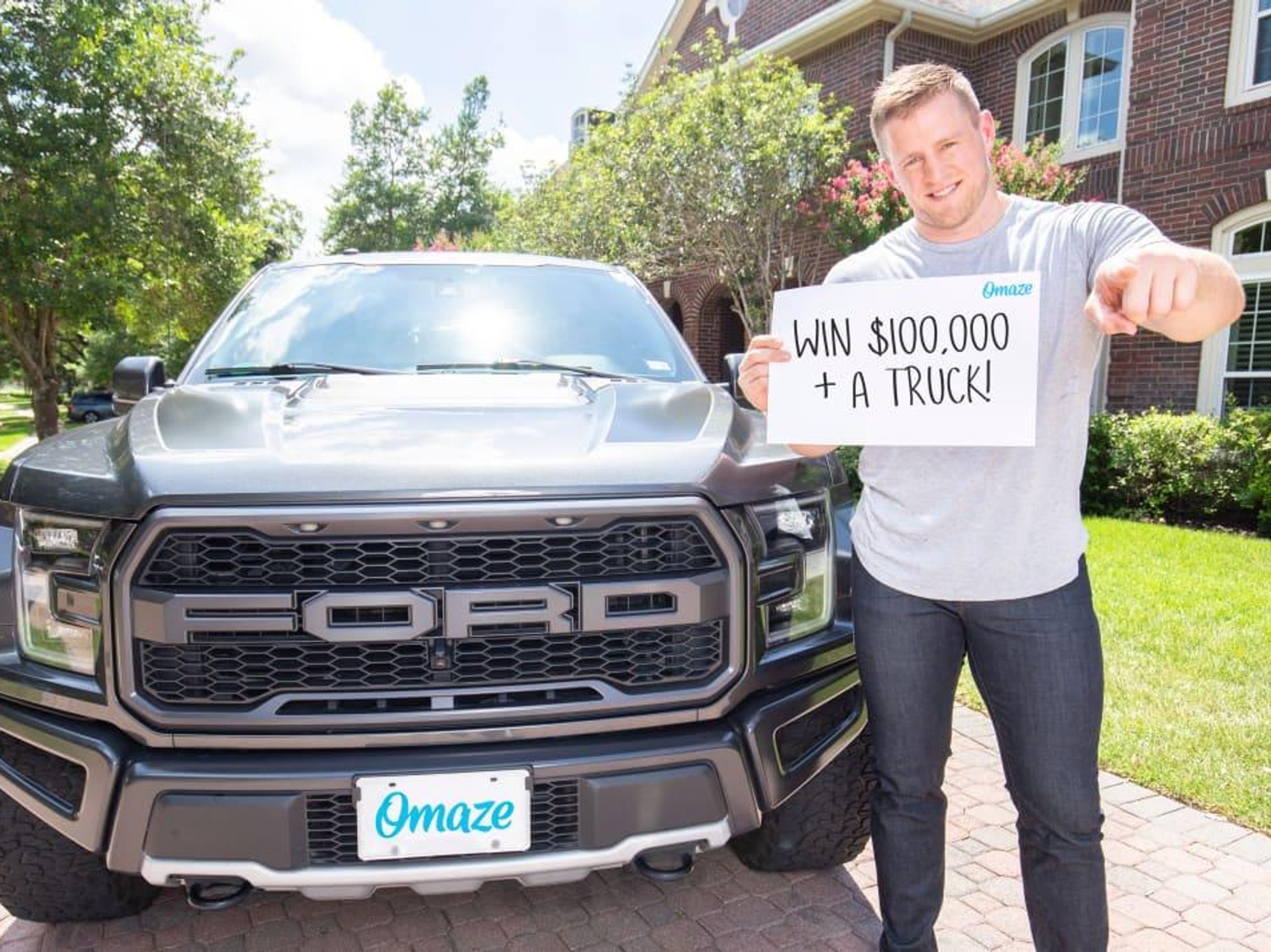 Omaze contest J.J. Watt