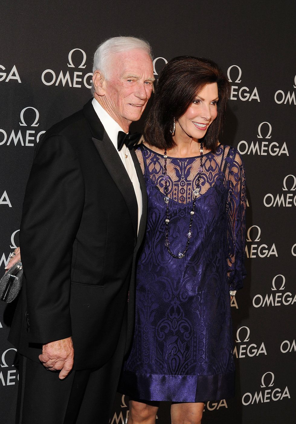 Omega Celebrates the 45th Anniversary of Apollo 13 Mission, May 2015, Astronaut Gene Cernan and Jan Cernan