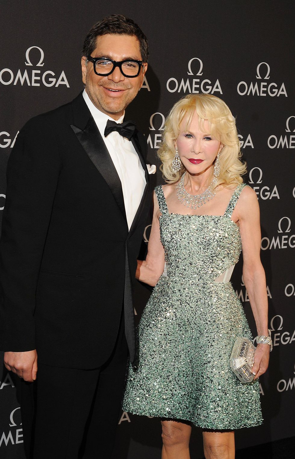 Omega Celebrates the 45th Anniversary of Apollo 13 Mission, May 2015, Ceron and Diane Lokey Farb