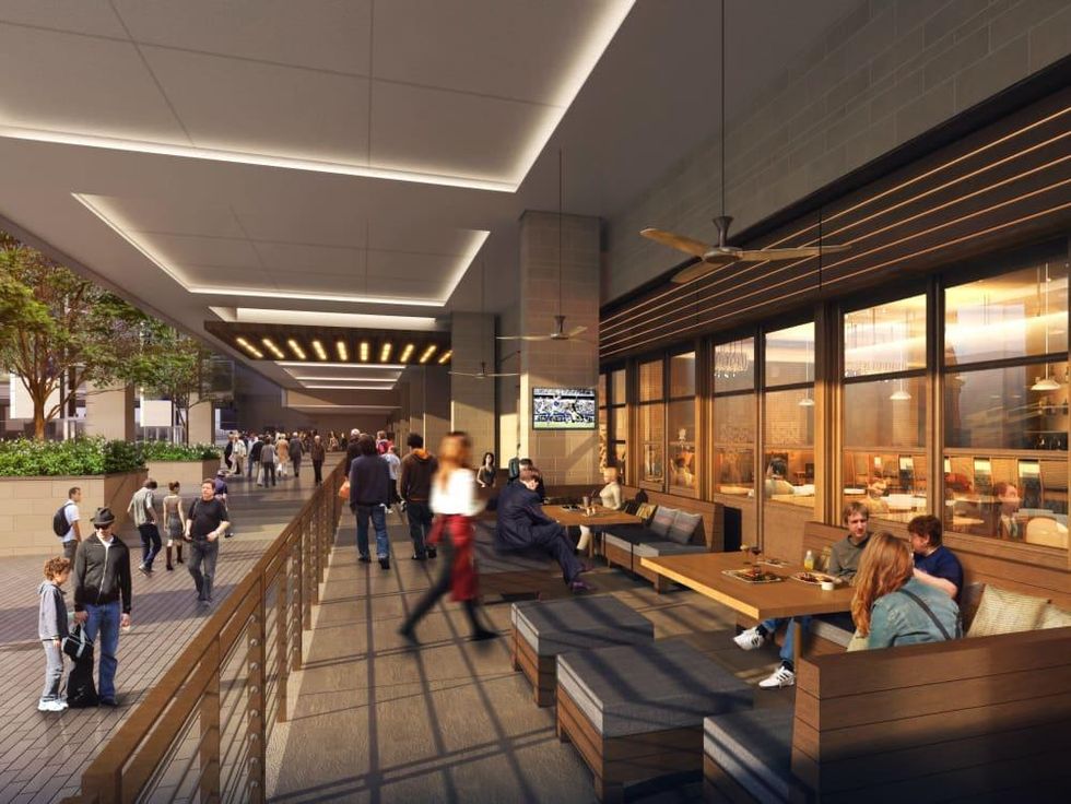 Omni Frisco hotel dining rendering