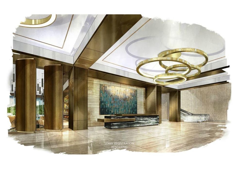 Omni Frisco lobby rendering