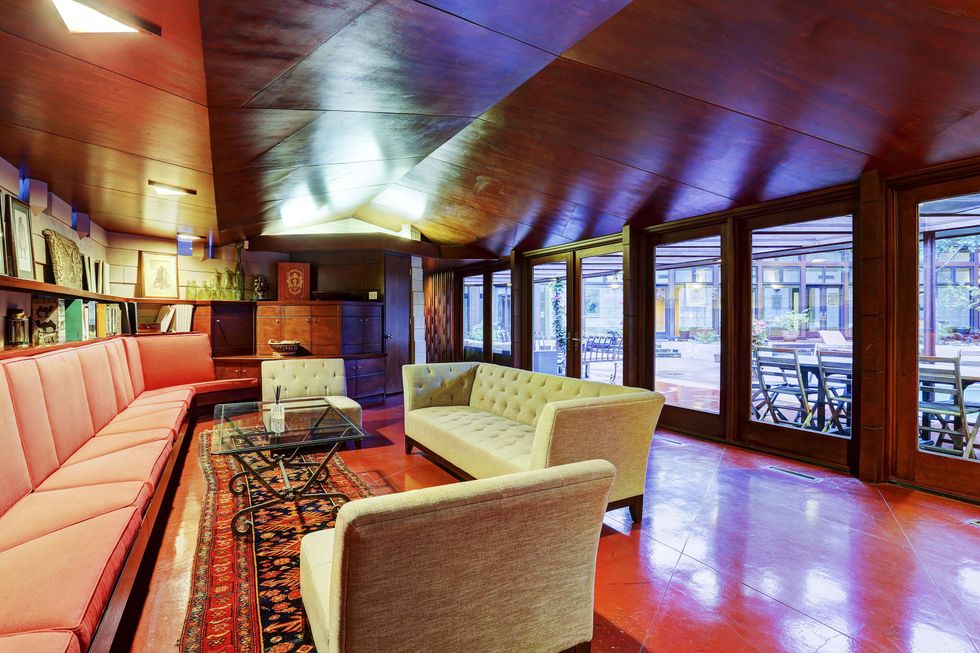 On the Market 12020 Tall Oaks St. Frank Lloyd Wright house July 2014 den7