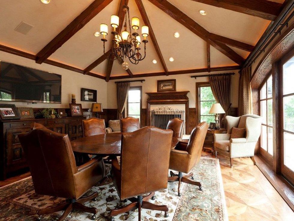 On the Market 15 Grand Regency Circle Enron mansion The Woodlands January 2015 meeting room