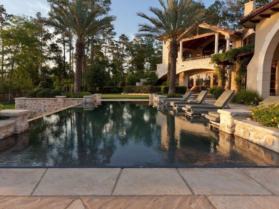 On the Market 15 Grand Regency Circle Enron mansion The Woodlands January 2015 pool