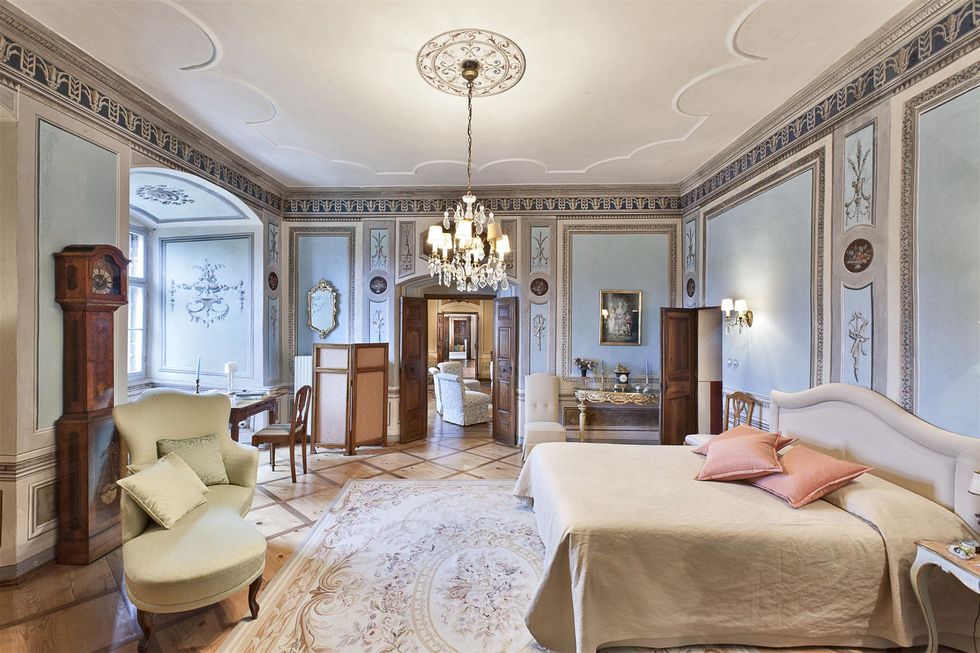 On the Market Castel Valer in northern Italy near Milan May 2014 Salon